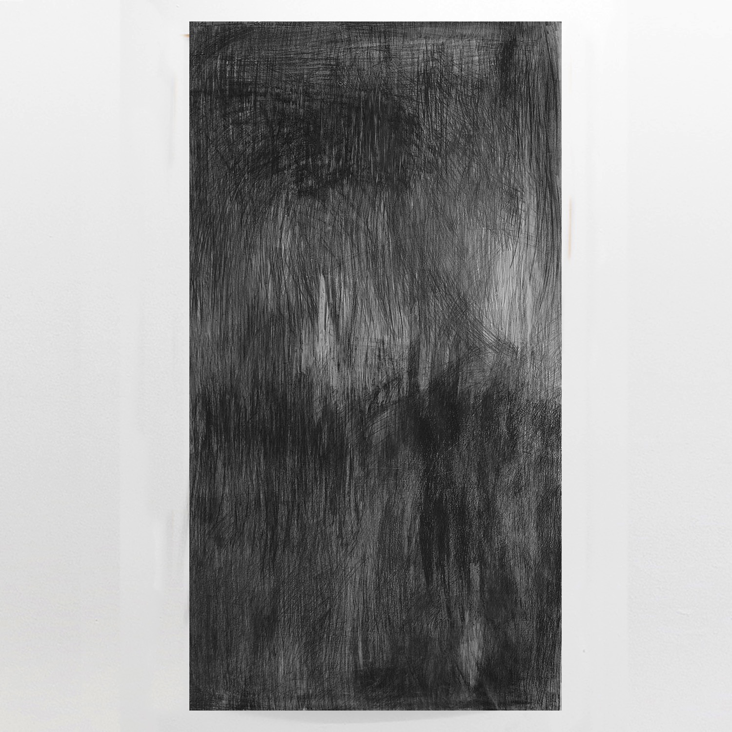 Lithostift on paper, 190 x 70 cm, 2014